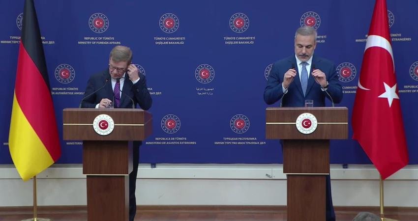 Dışişleri Bakanı Hakan Fidan, Almanya Dışişleri Bakanı Johann Wadephul ile
