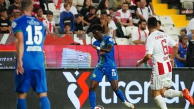 Süper Lig’in 8. hafta maçında Antalyaspor, Rizespor’a 5-2 mağlup oldu