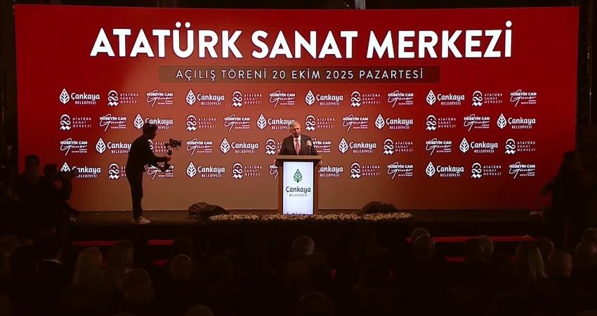 Ankara Büyükşehir Belediye Başkanı Mansur Yavaş, Atatürk Sanat Merkezi açılışında yaptığı