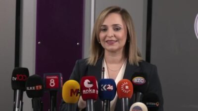 DEM Parti Sözcüsü Ayşegül Doğan, İYİ Parti Genel Başkanı Müsavat