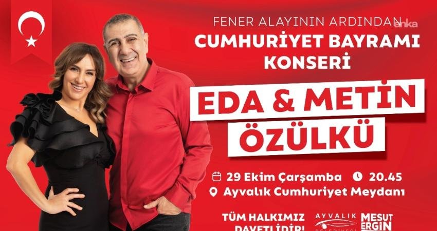 Cumhuriyetin 102'nci yılı, Ayvalık’ta büyük bir coşku ve birlik duygusuyla