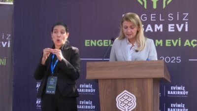 Bakırköy’ün ilk “Engelsiz Yaşamevi” açıldı. Belediye Başkanı Ayşegül Ovalıoğlu’nun açılış