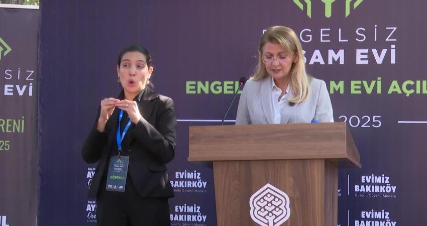 Bakırköy’ün ilk “Engelsiz Yaşamevi” açıldı. Belediye Başkanı Ayşegül Ovalıoğlu’nun açılış