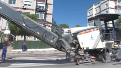 Buca’da bir buçuk yıl içinde 53 bin tonun üzerinde asfalt