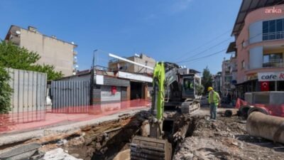 İZSU Genel Müdürlüğü’nün Tepekule ve Çay mahallelerinin bir bölümünde aşırı