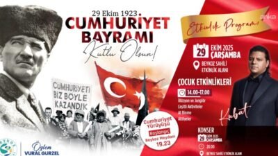 Beykoz Belediyesi, Cumhuriyetin 102’nci yılını bir dizi etkinlikle kutlayacak. Gün