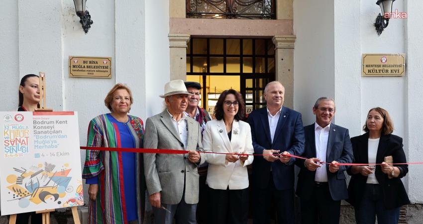 Bodrum Kent Konseyi sanatçılarının eserlerinden oluşan "Bodrum’dan Muğla’ya Merhaba Resim