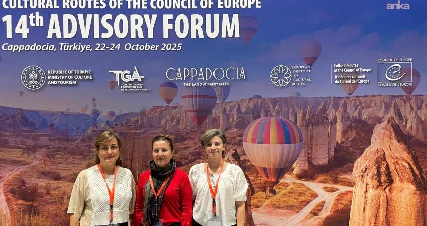 Çanakkale Belediyesi heyeti, Kapadokya'da gerçekleştirilen Avrupa Konseyi Kültür Rotaları 14.