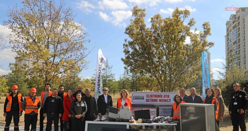 Çankaya’da elektronik atıklar geri dönüşüme kazandırıldı Çankaya Belediyesi, çevre bilincini artırmak ve sürdürülebilir yaşamı desteklemek amacıyla