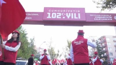 Çankaya Belediyesi Gençlik Bandosu, 29 Ekim Cumhuriyer Bayramı dolayısıyla Bahçelievler