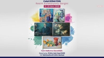 Ressam Celal Günaydın’ın özel resim koleksiyonundan eserlerin yer aldığı “Celal