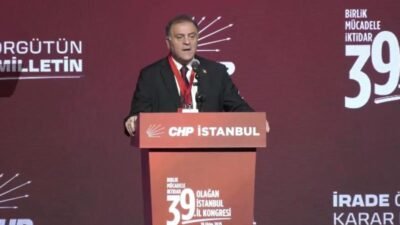 İstanbul Büyükşehir Belediye Başkanvekili Nuri Aslan, CHP 39. Olağan İstanbul