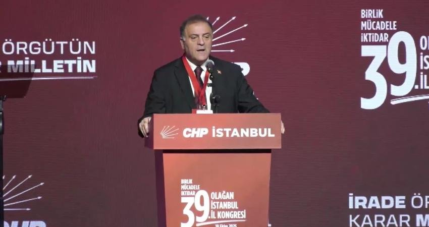 İstanbul Büyükşehir Belediye Başkanvekili Nuri Aslan, CHP 39. Olağan İstanbul