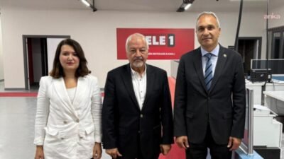 CHP Genel Başkan Yardımcıları Gökçe Gökçen ve Suat Özçağdaş, TELE1'i