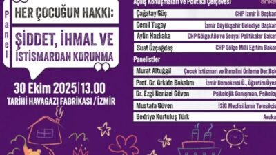 CHP, 30 Ekim 2025 Perşembe Günü, İzmir Tarihi Havagazı Fabrikası’nda