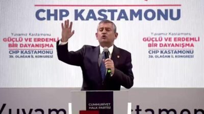 CHP Genel Başkanı Özgür Özel, partisinin Kastamonu 39. Olağan İl