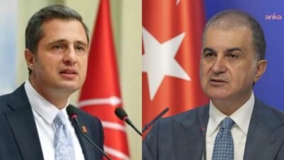 CHP Parti Sözcüsü Deniz Yücel, AK Parti Sözcüsü Ömer Çelik'e,
