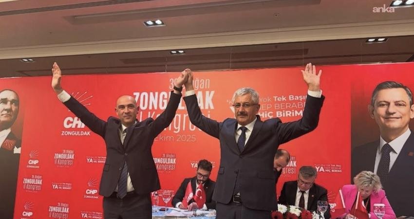 CHP Zonguldak 39. Olağan İl Kongresi'nde mevcut başkan Devrim Dural,