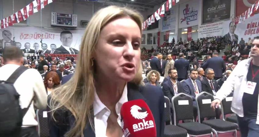 Cumhuriyet Halk Partisi (CHP) İzmir İl Başkanlığı kongresinde ANKA Haber