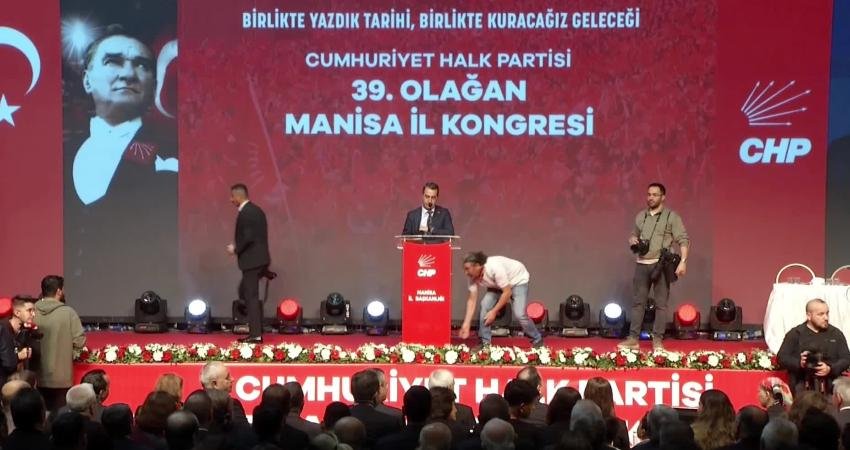 CHP 39. Manisa Olağan İl Kongresi, Genel Başkan Özgür Özel'in