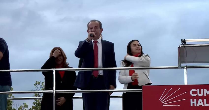 Bolu Belediye Başkanı Tanju Özcan, partisinin "Millet İradesine Sahip Çıkıyor"