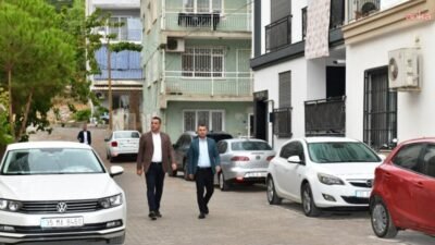 Çiğli Belediye Başkanı Onur Emrah Yıldız, saha çalışmaları incelemesinin ardından