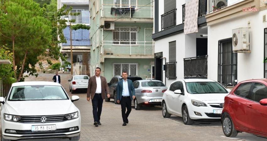 Çiğli Belediye Başkanı Onur Emrah Yıldız, saha çalışmaları incelemesinin ardından