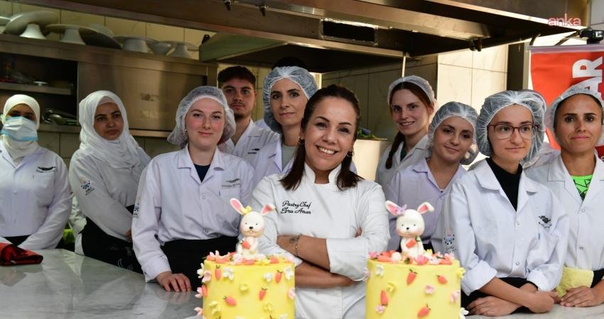 Çiğli’de 300 saatlik eğitimle mesleğe ilk adım Çiğli Belediyesi, İzmir Şekerciler ve Pastacılar Odası ile Çiğli Esnaf