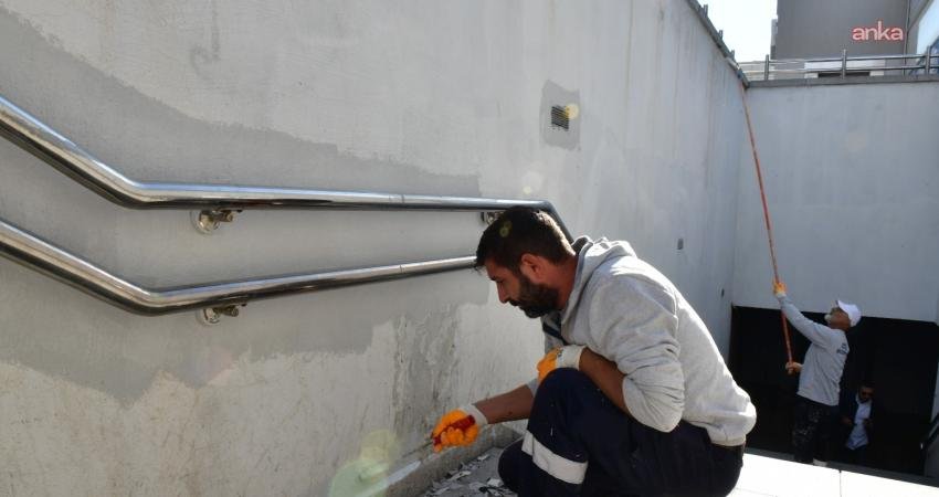 Çiğli’de ağaçlar budanıyor Çiğli Belediyesi, çevre düzenleme ve bakım çalışmalarını sonbahar mevsiminde de