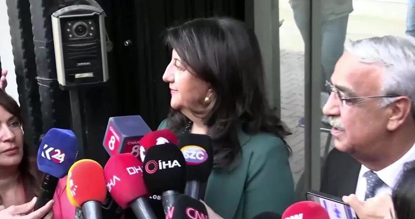 Pervin Buldan: “Sürecin geldiği aşamaları, süreçte yaşanan sıkıntıları ve atılması gereken adımları istişare edeceğiz” DEM Parti İmralı Heyeti'nin Cumhurbaşkanı Recep Tayyip Erdoğan ile bugün