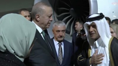 Cumhurbaşkanı Recep Tayyip Erdoğan, resmî ziyarette bulunmak üzere gittiği Katar'ın başkenti