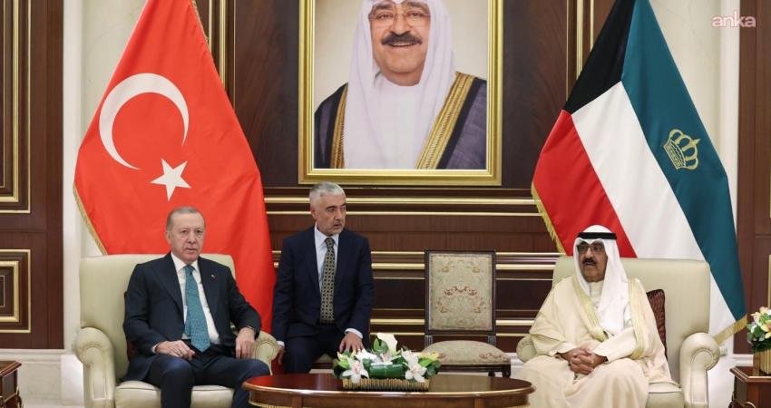 Cumhurbaşkanı Recep Tayyip Erdoğan, Kuveyt'i resmi ziyareti kapsamında Kuveyt Emiri