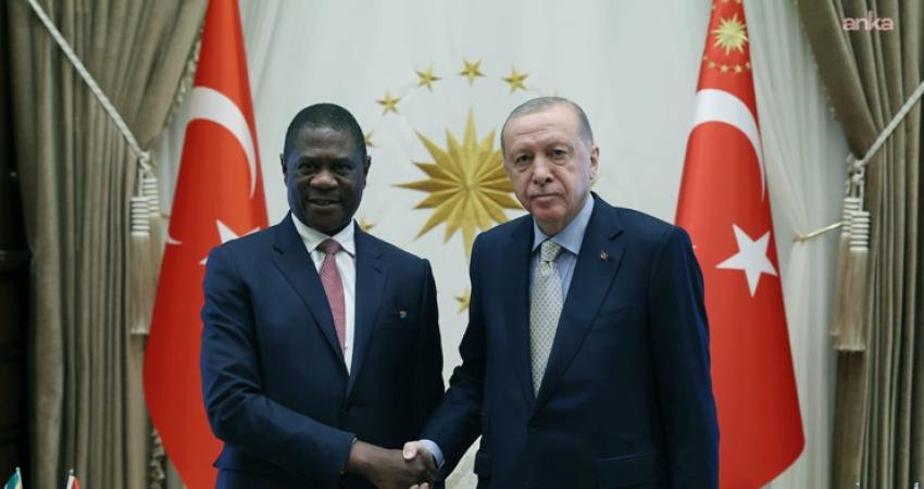 Cumhurbaşkanı Recep Tayyip Erdoğan, Güney Afrika Cumhurbaşkanı Yardımcısı Paul Mashatile