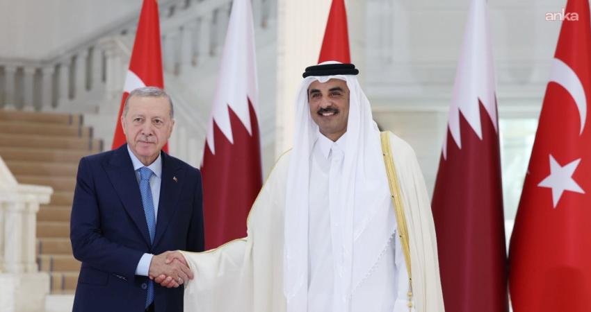Cumhurbaşkanı Recep Tayyip Erdoğan, Katar’ı resmi ziyareti kapsamında Katar Emiri