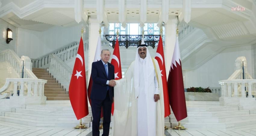Cumhurbaşkanı Recep Tayyip Erdoğan resmi ziyareti kapsamında bulunduğu Katar’da, Katar