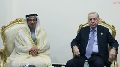 Cumhurbaşkanı Recep Tayyip Erdoğan, Barış Zirvesi için bulunduğu Mısır’da Birleşik Arap