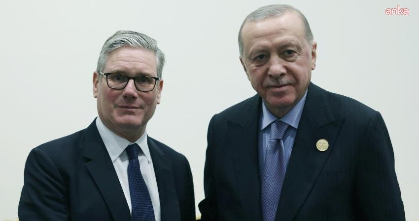 Cumhurbaşkanı Recep Tayyip Erdoğan, Barış Zirvesi kapsamında bulunduğu Mısır’da İngiltere