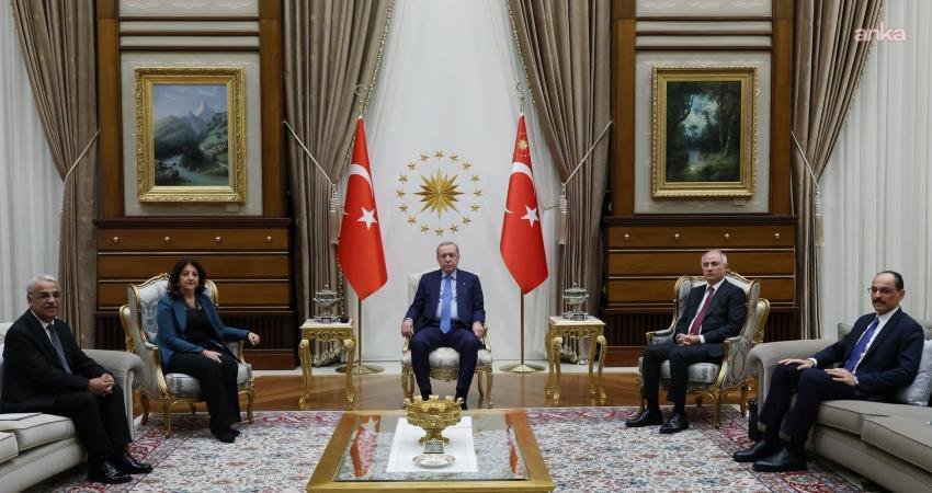 DEM Parti İmralı Heyeti ile Cumhurbaşkanı Recep Tayyip Erdoğan'ın, Cumhurbaşkanlığı'nda