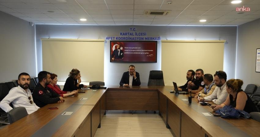 Kartal Belediyesi, Marmara Denizi'nde Marmaraereğlisi Tekirdağ açıklarında meydana gelen 5