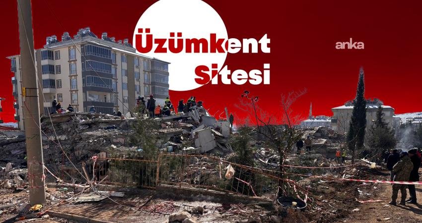 Adıyaman'da 6 Şubat depremlerinde yıkılarak 83 kişinin yaşamını yitirdiği Üzümkent