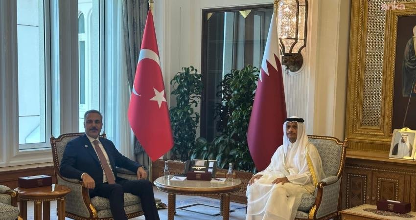 Dışişleri Bakanı Hakan Fidan, Katar Başbakanı ve Dışişleri Bakanı Şeyh