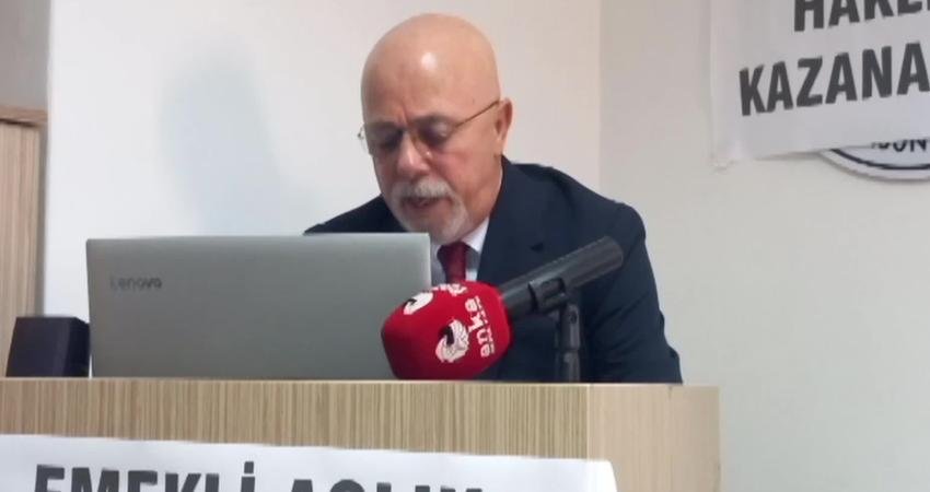 DİSK'e bağlı Emekli-Sen Genel Başkanı Cengiz Yavuz, "Demokrasi ve sınıf