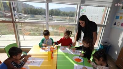 Tarım işçisi kadınların çocuklarını güvenle emanet edebildikleri Deppo Efes Masal