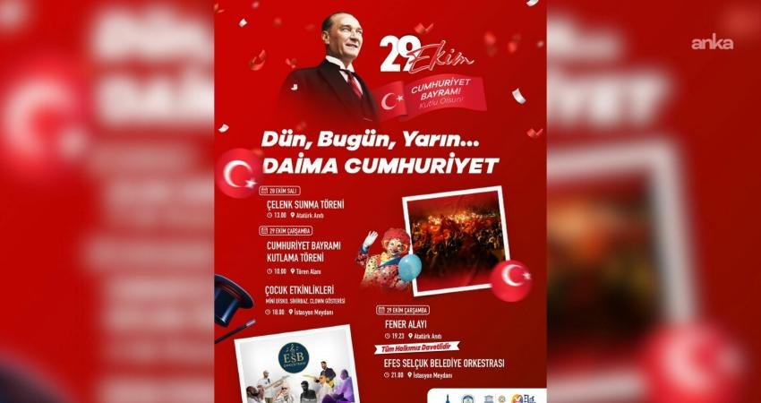 İzmir Büyükşehir Belediyesi, Cumhuriyetin 102’nci yılını “Cumhuriyet Her Yerde” sloganıyla