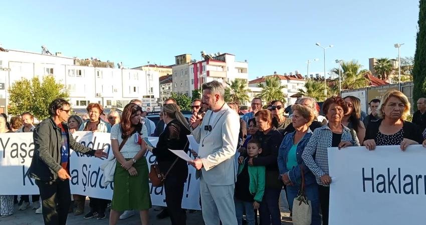 Eğitim Sen Dalaman Temsilciliği, emekli öğretmen Hatice Akbal’a yönelik şiddeti
