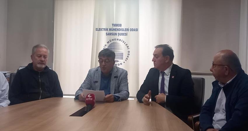 Elektrik Mühendisleri Odası (EMO) Samsun Şube Başkanı Adnan Korkmaz, yeni