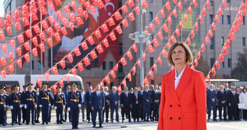 Eskişehir Büyükşehir Belediye Başkanı Ünlüce: “Savaş ve gözyaşlarıyla ateş çemberine dönen bir dünyada, en doğru pusulamız Cumhuriyettir” Eskişehir Büyükşehir Belediye Başkanı Ayşe Ünlüce, "Savaş ve gözyaşlarıyla ateş