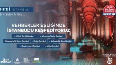 İstanbul Büyükşehir Belediyesi’nin (İBB) gençleri kentin tarihi, kültürü ve doğasıyla