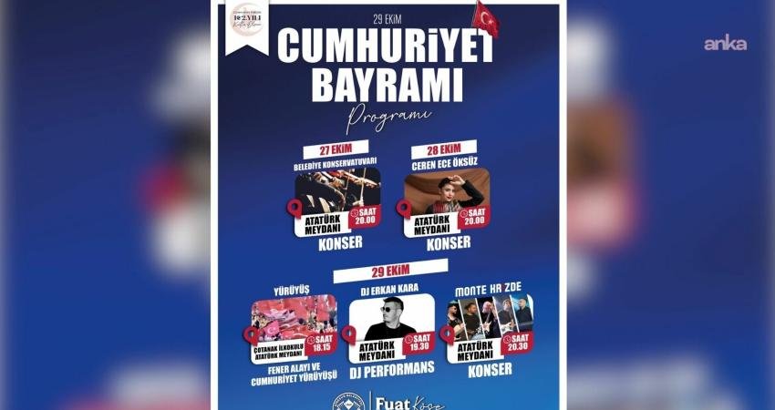 Giresun Belediyesi, 29 Ekim Cumhuriyet Bayramı'nı bir dizi etkinlik ile kutlamaya