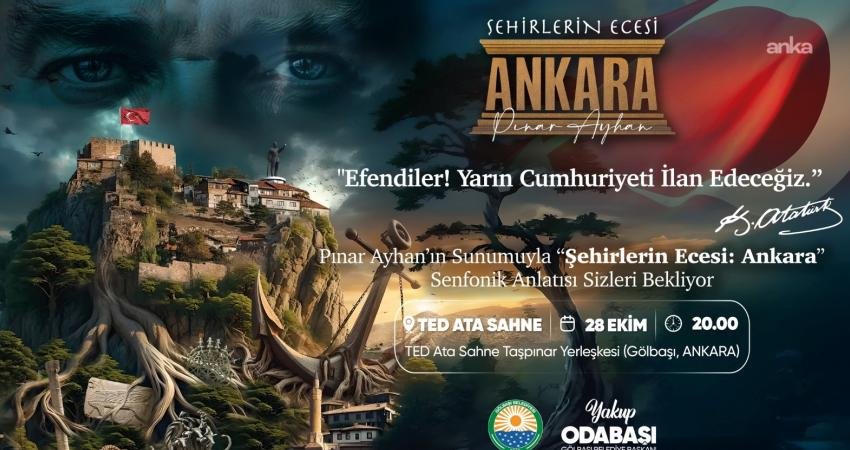 Gölbaşı Belediyesi, 29 Ekim Cumhuriyet Bayramı kutlamaları kapsamında Türkiye’nin kalbi